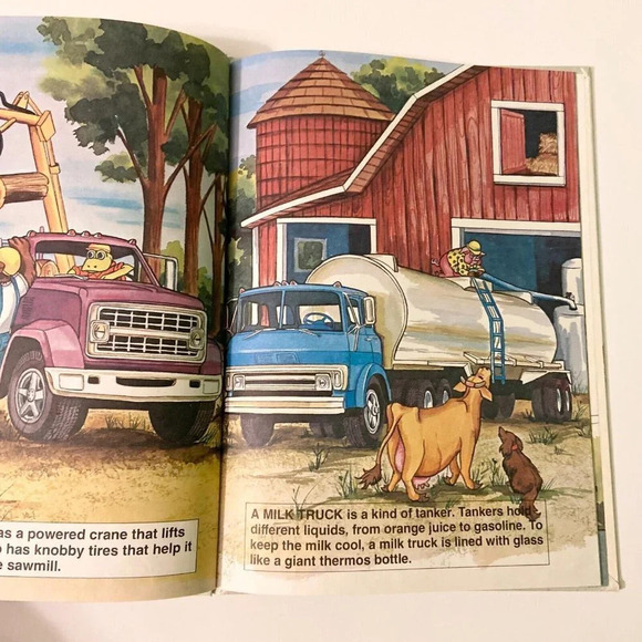 Vintage 1978 Watty Pipers Trucks A Cricket Book Platt  and Munk - Picture 11 of 15